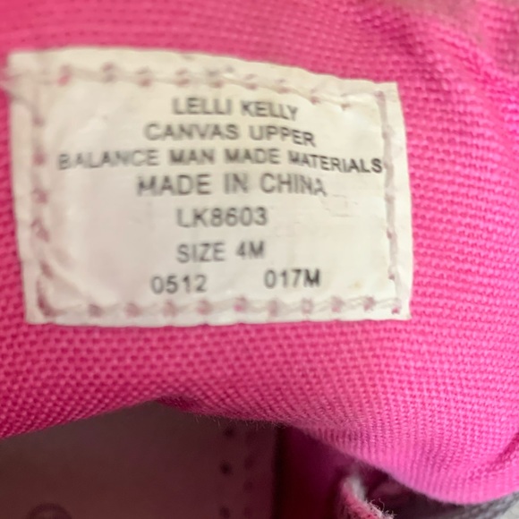 Lelli Kelly pink and silver high tops - Picture 16 of 16